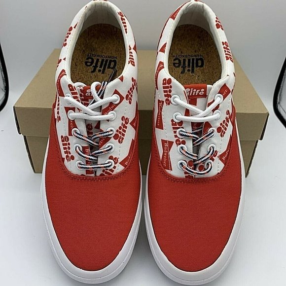 Vintage Shoes - BUDWEISER Beer Sneakers Red White King Of Beer New Deadstock
